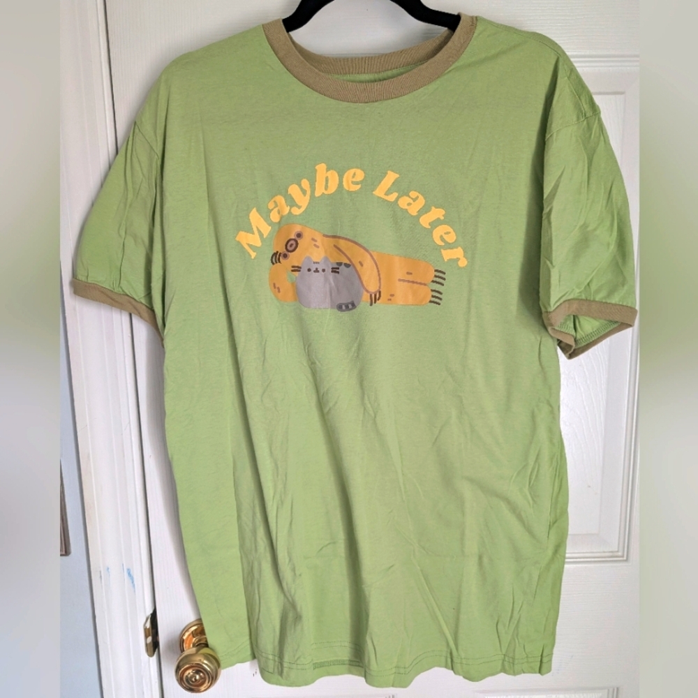 Pusheen Maybe Later tee